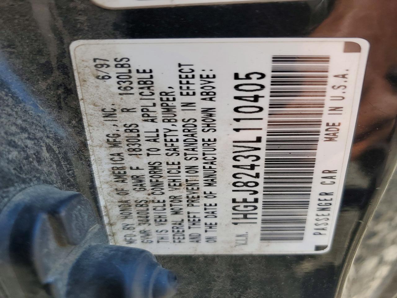 1997 HONDA CIVIC