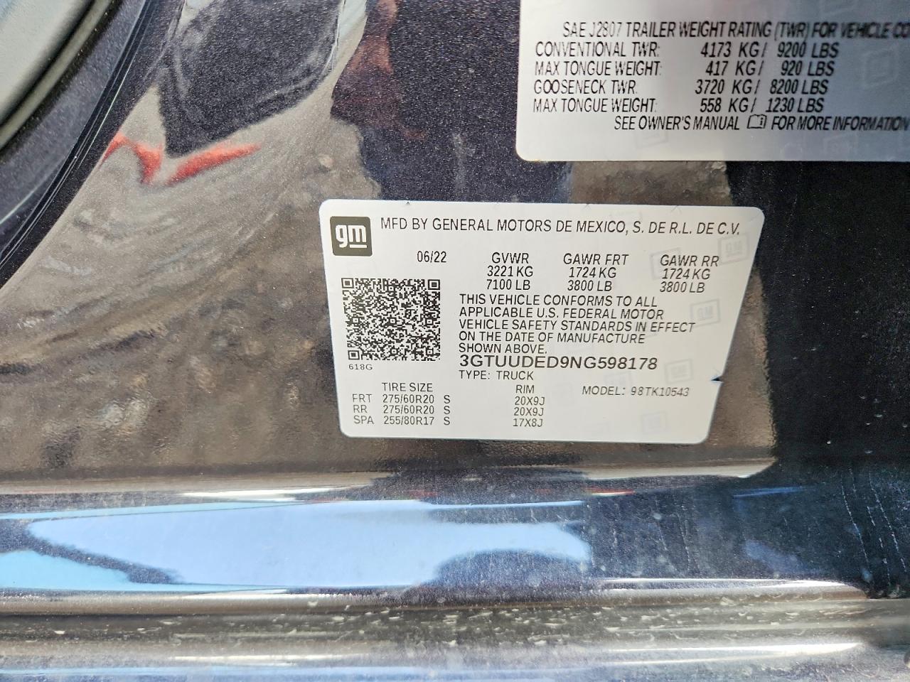 2022 GMC SIERRA