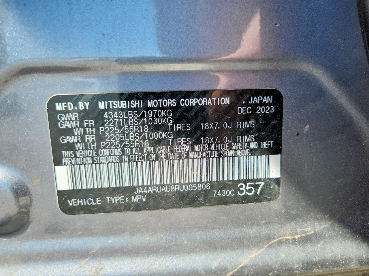 2024 MITSUBISHI ALL OTHER