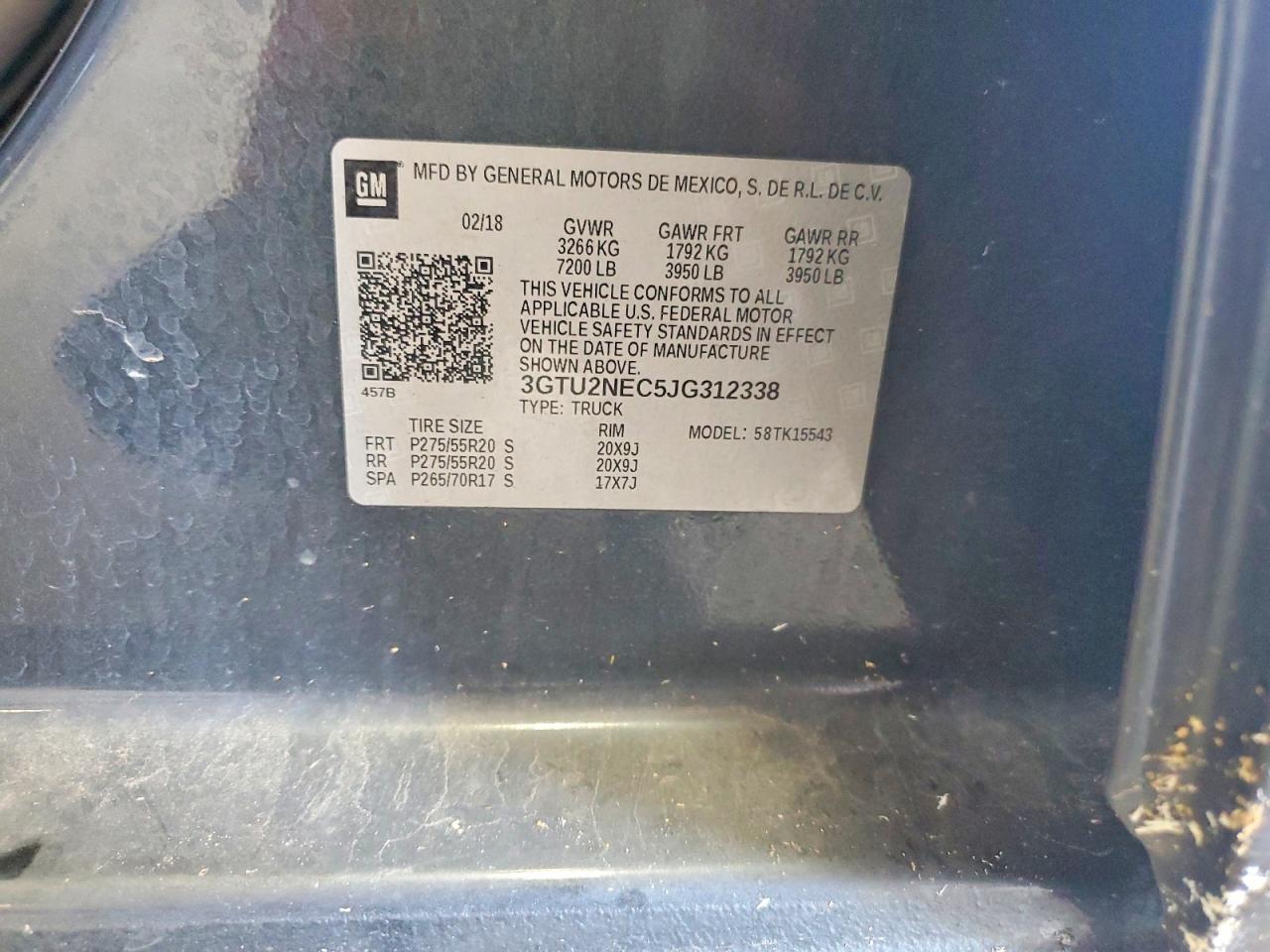 2018 GMC SIERRA
