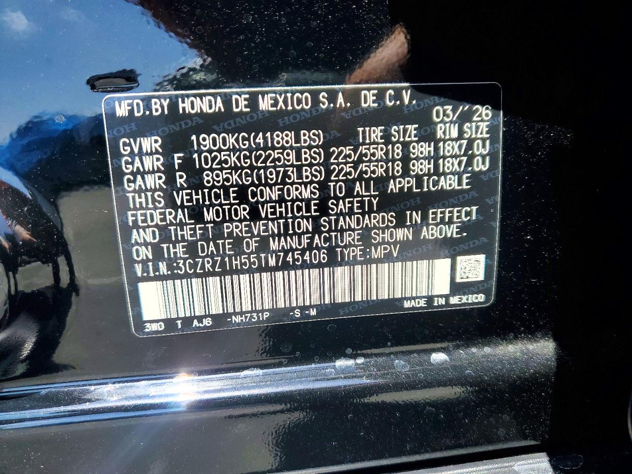 2026 HONDA HR-V