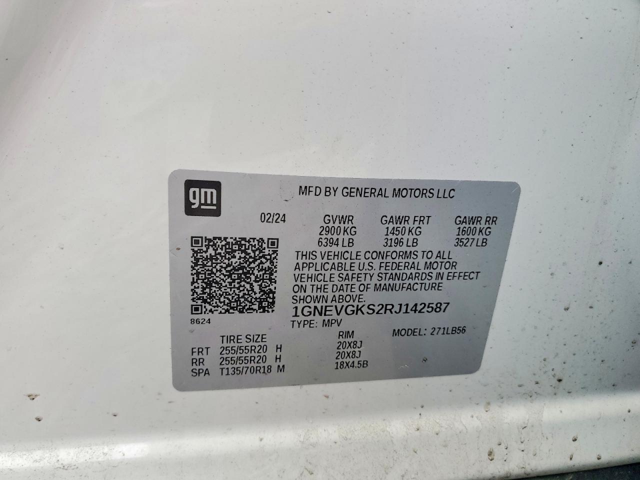 2024 CHEVROLET TRAVERSE