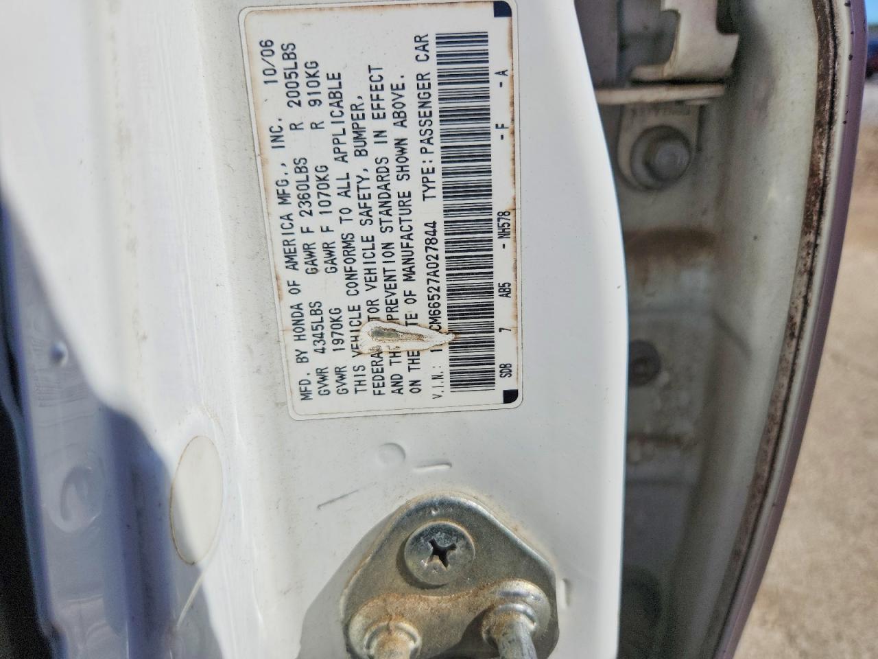2007 HONDA ACCORD