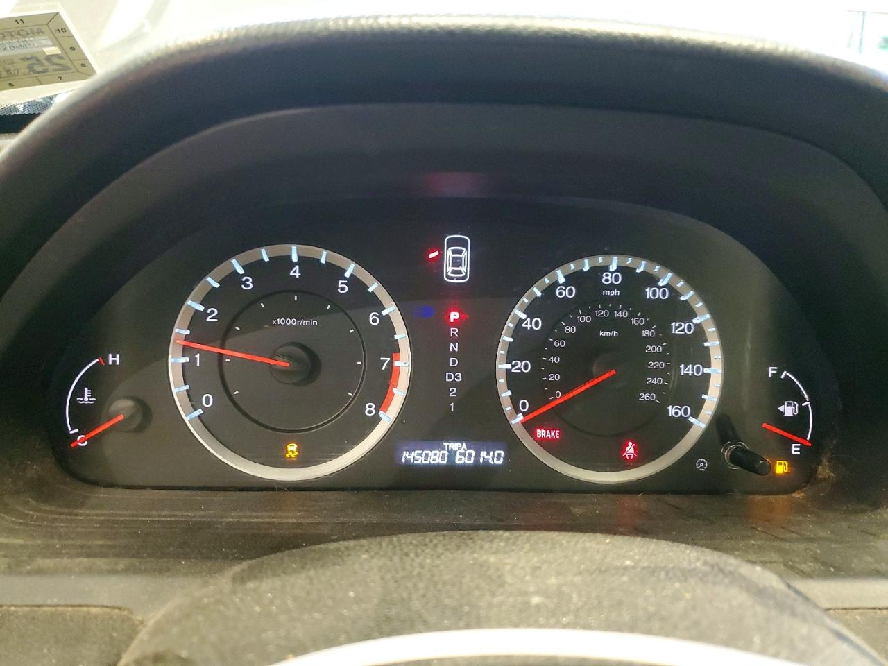 2012 HONDA ACCORD