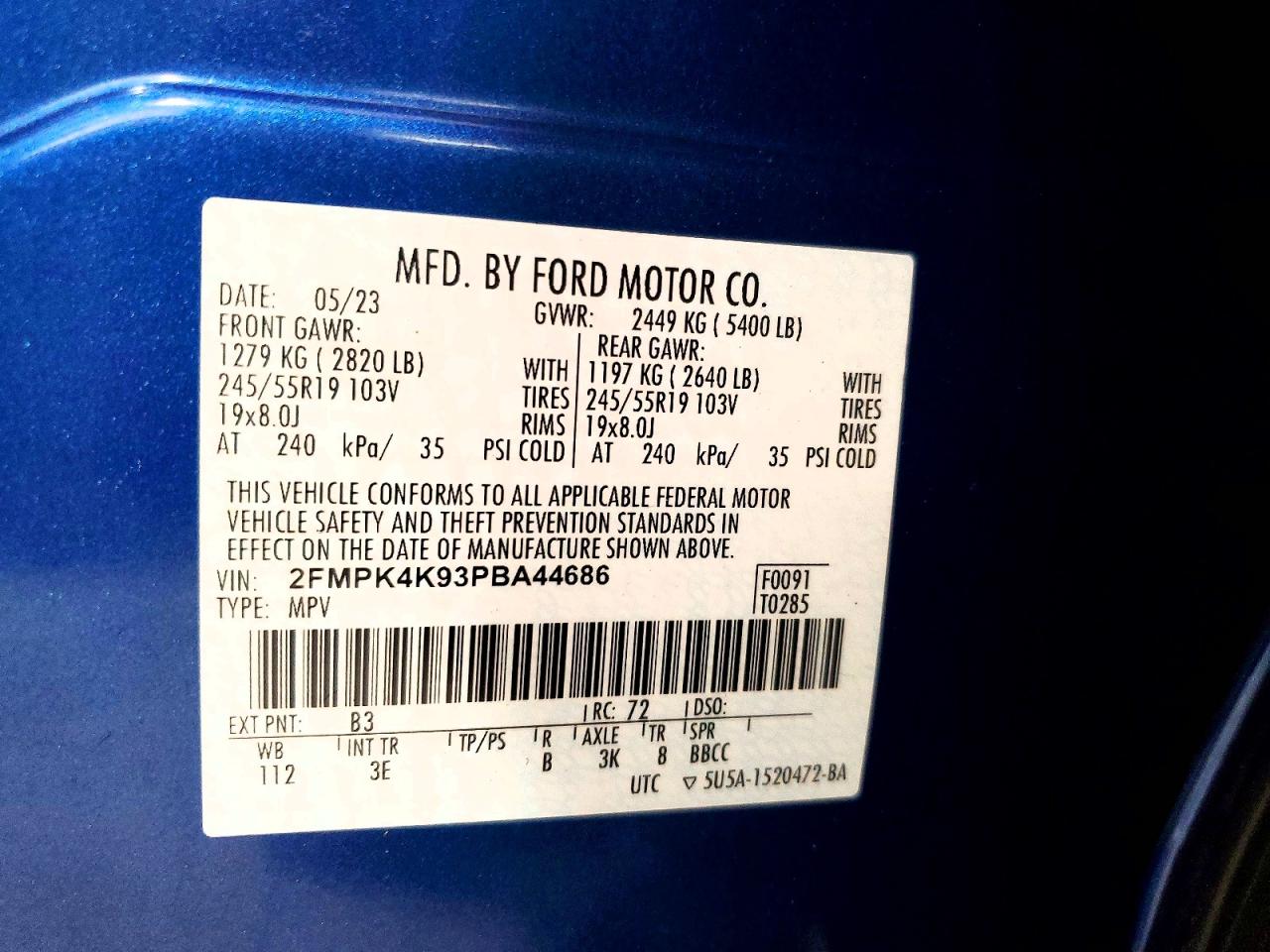 2023 FORD EDGE