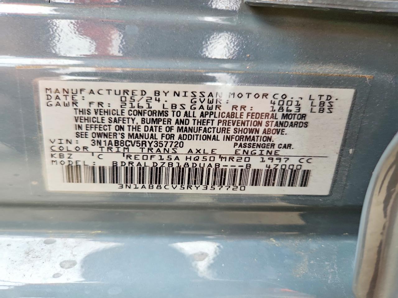 2024 NISSAN SENTRA