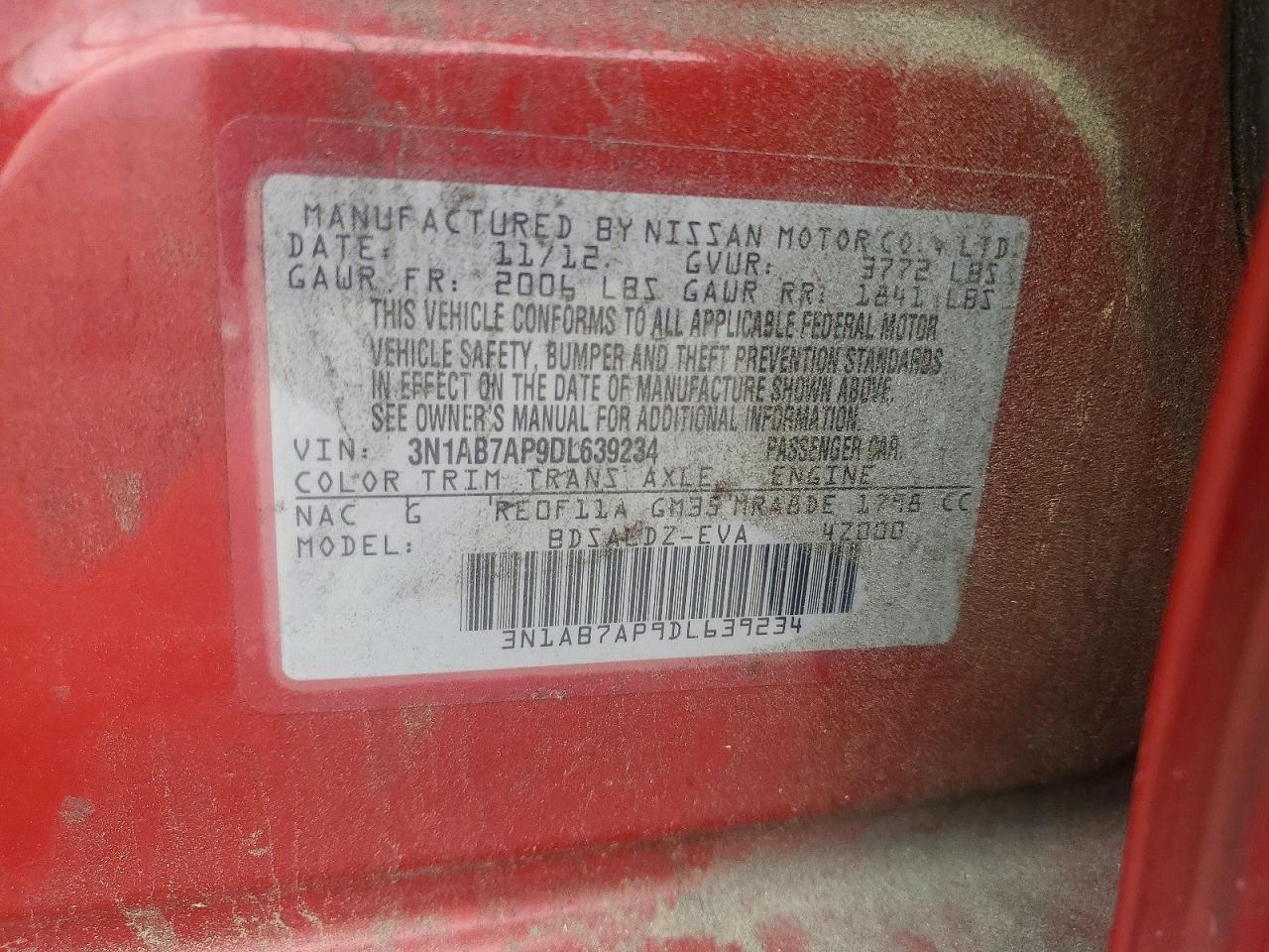 2013 NISSAN SENTRA
