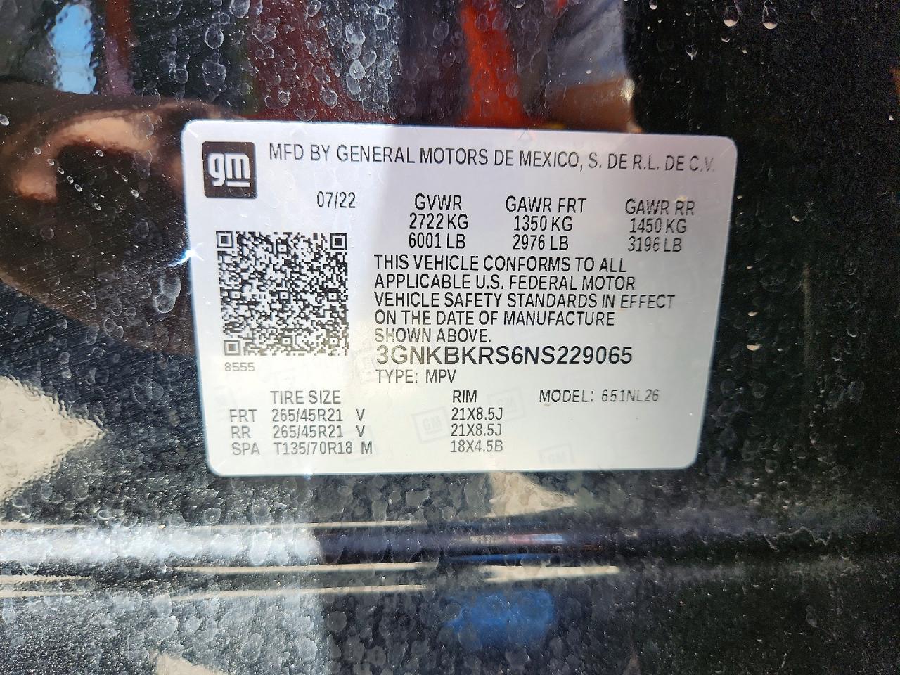 2022 CHEVROLET BLAZER