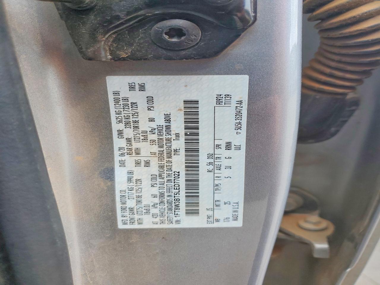 2020 FORD F350