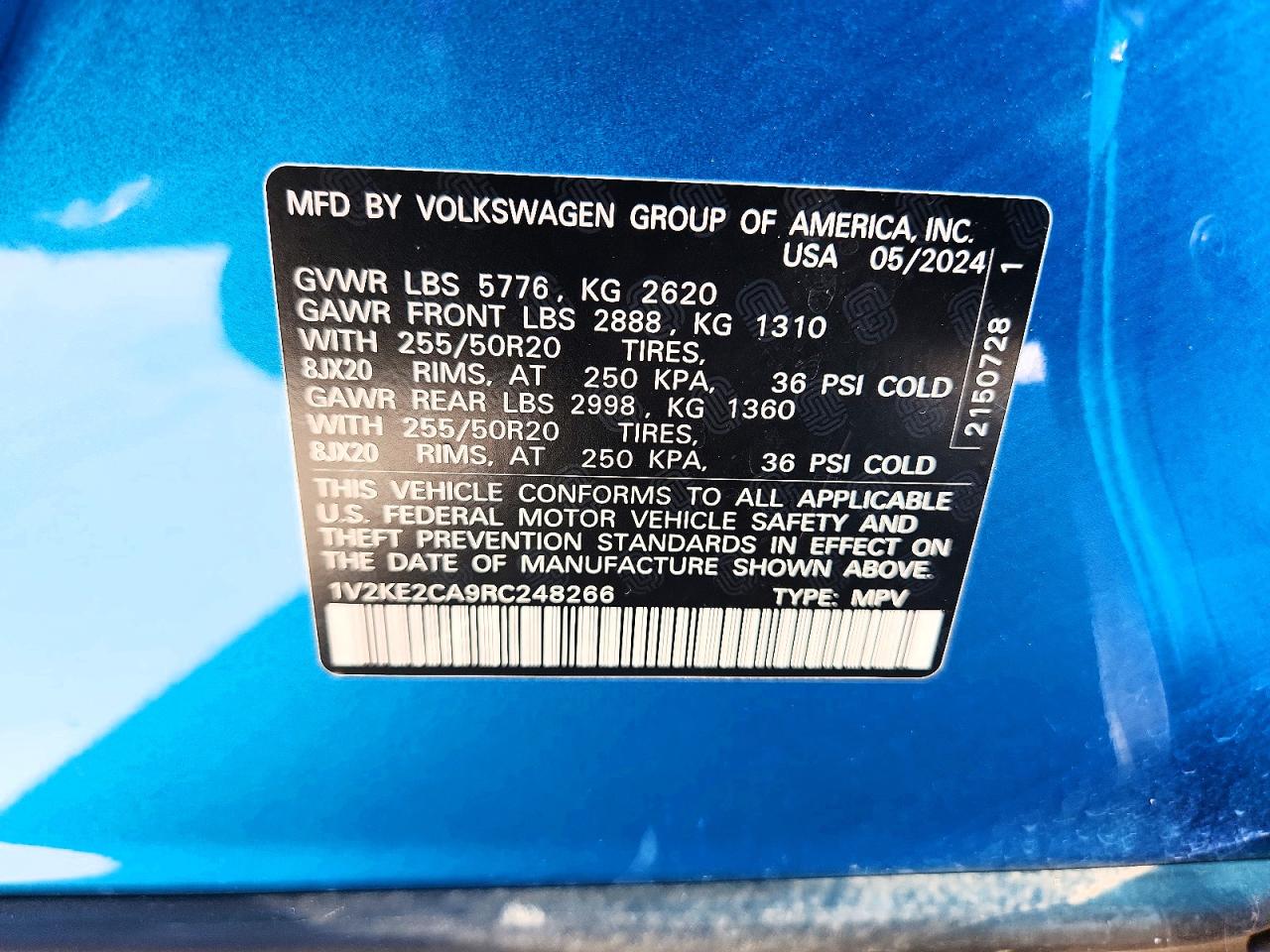 2024 VOLKSWAGEN ATLAS