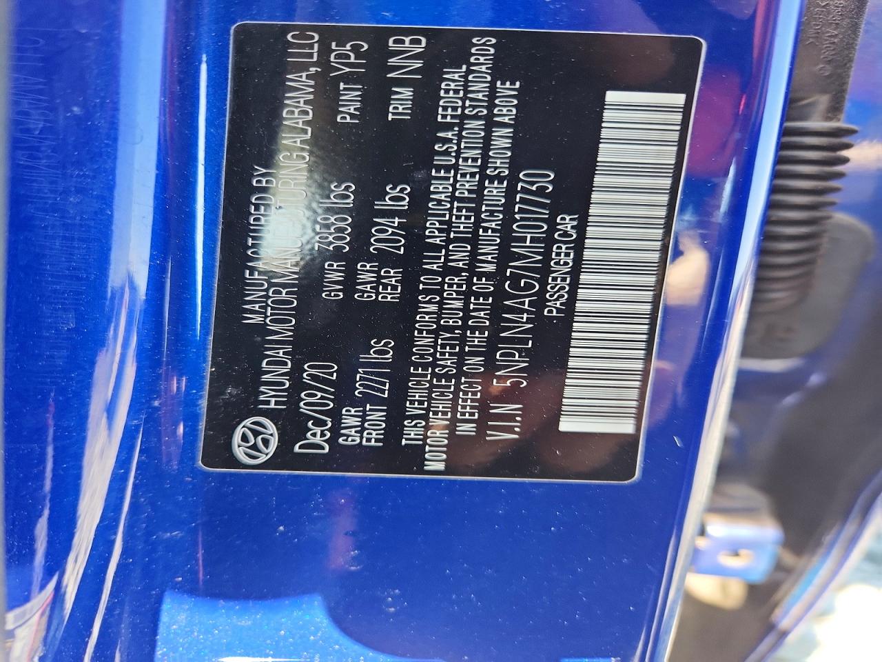 2021 HYUNDAI ELANTRA