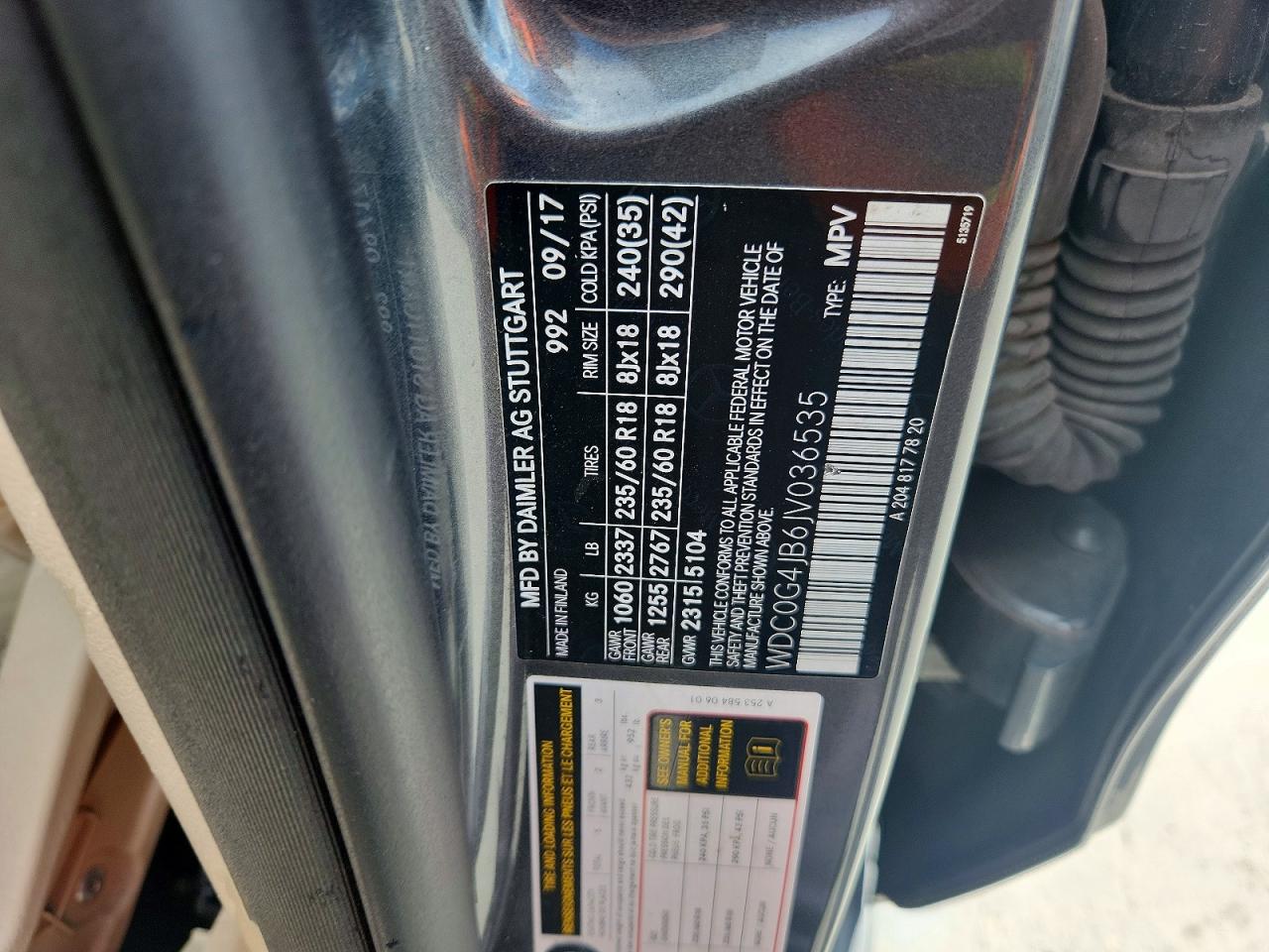 2018 MERCEDES-BENZ GLC-CLASS