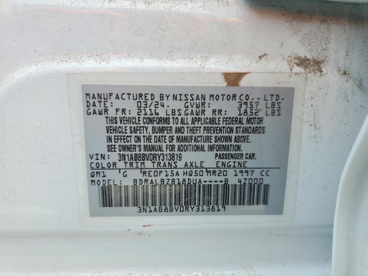 2024 NISSAN SENTRA