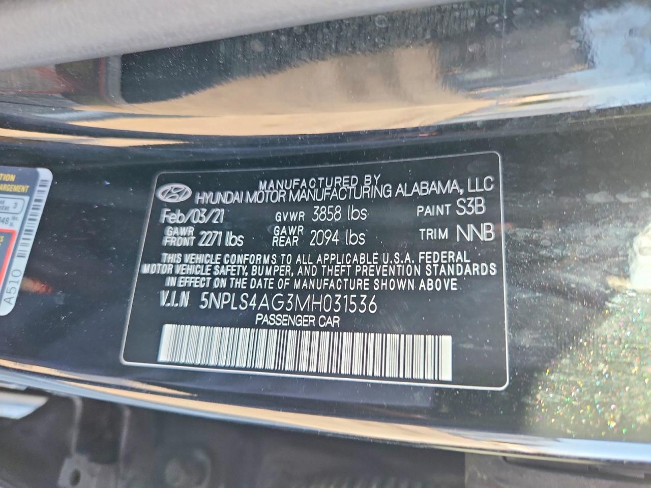 2021 HYUNDAI ELANTRA