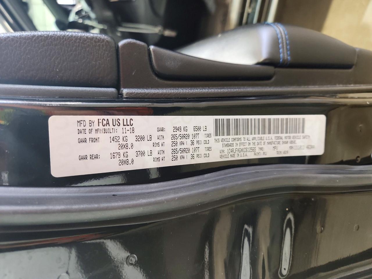 2019 JEEP CHEROKEE