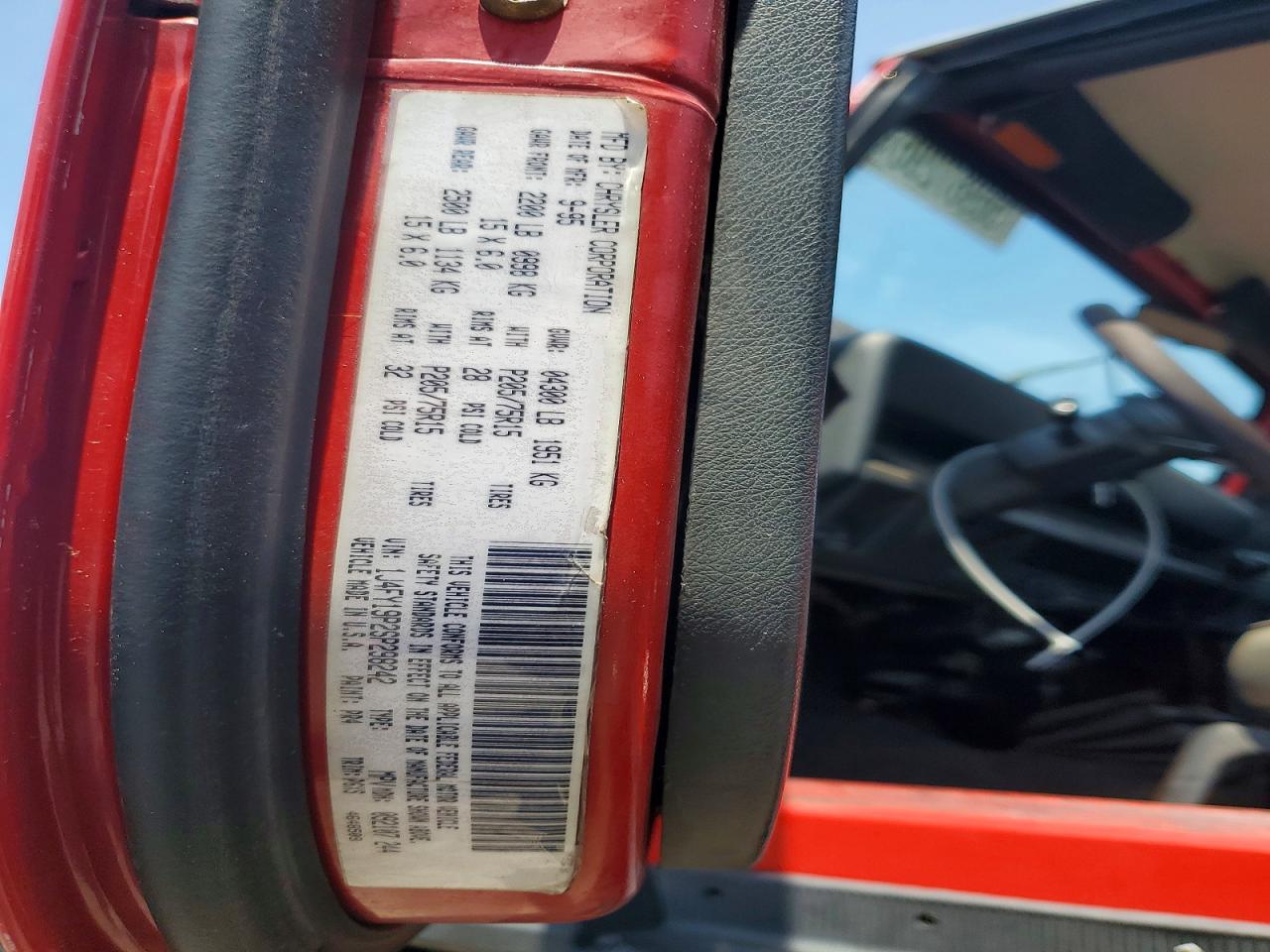 1995 JEEP WRANGLER
