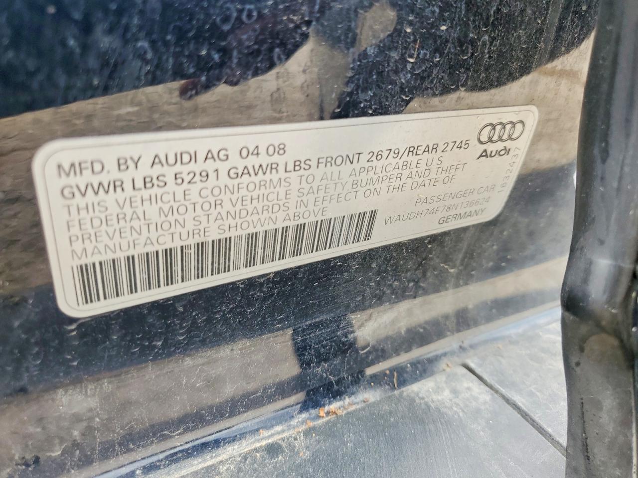 2008 AUDI A6
