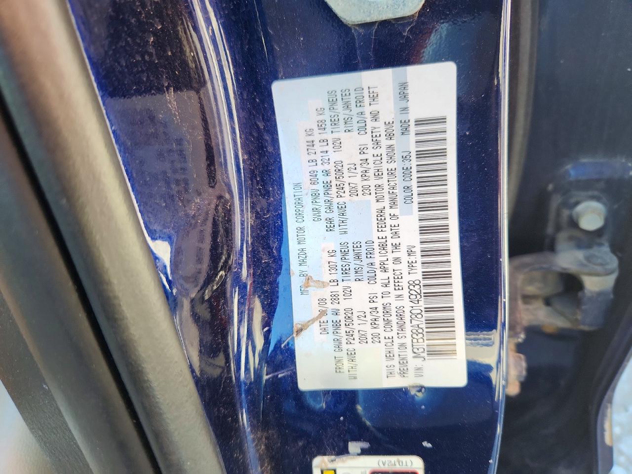 2008 MAZDA CX-9