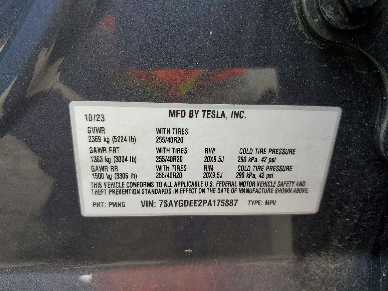 2023 TESLA MODEL Y