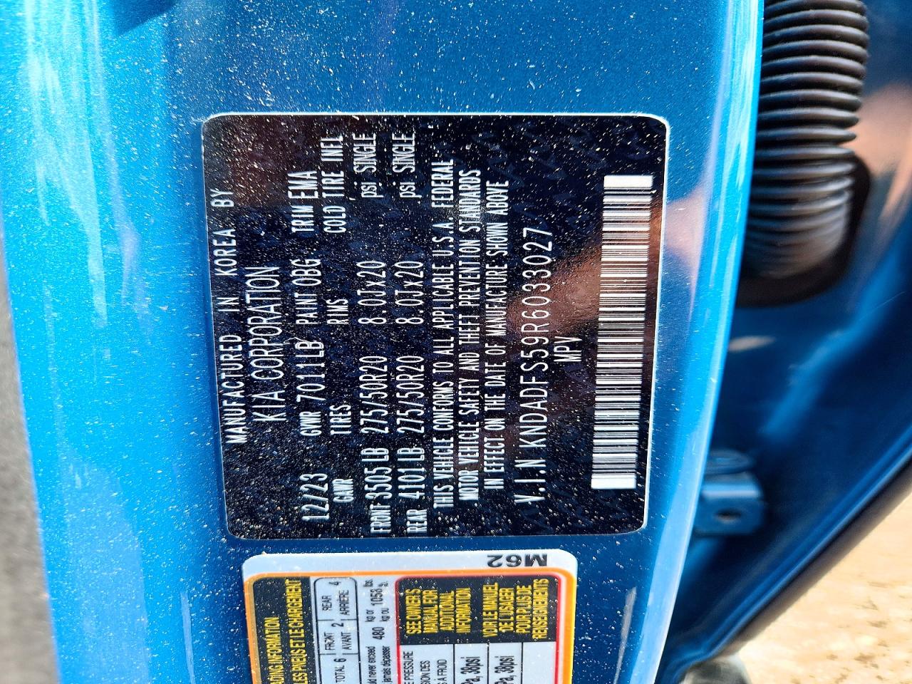 2024 KIA ALL OTHER