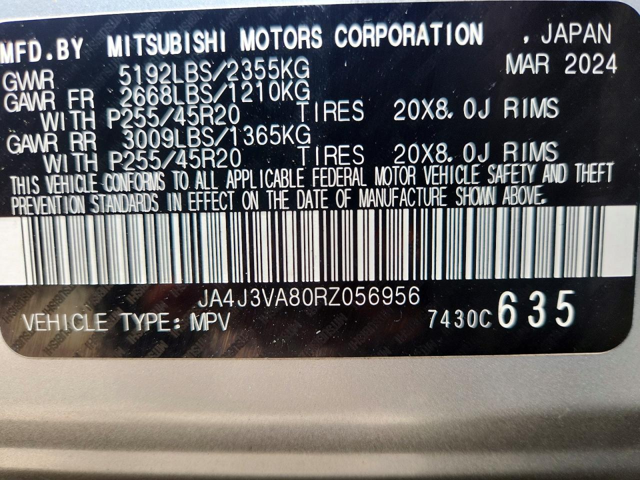 2024 MITSUBISHI OUTLANDER