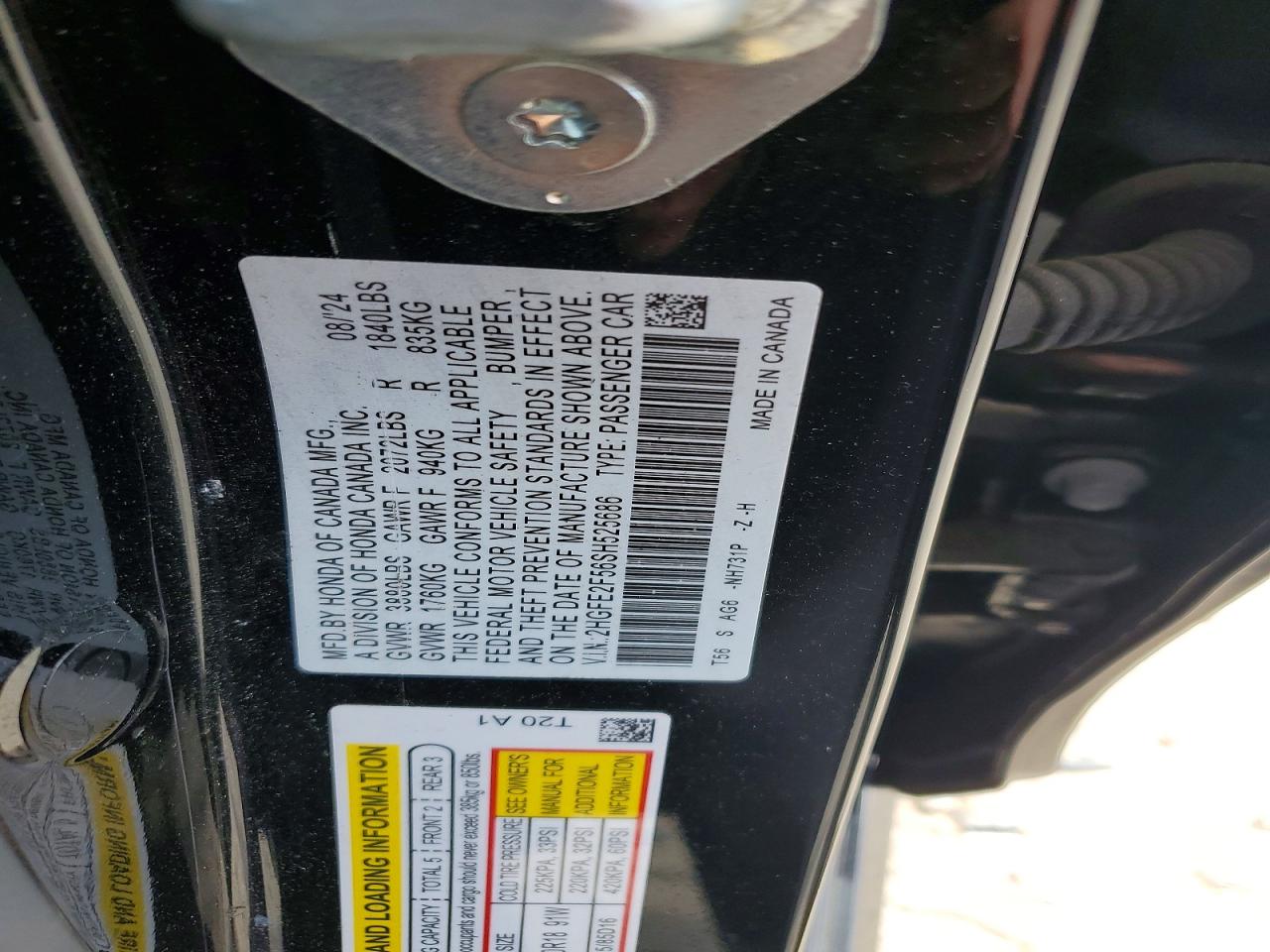 2025 HONDA CIVIC