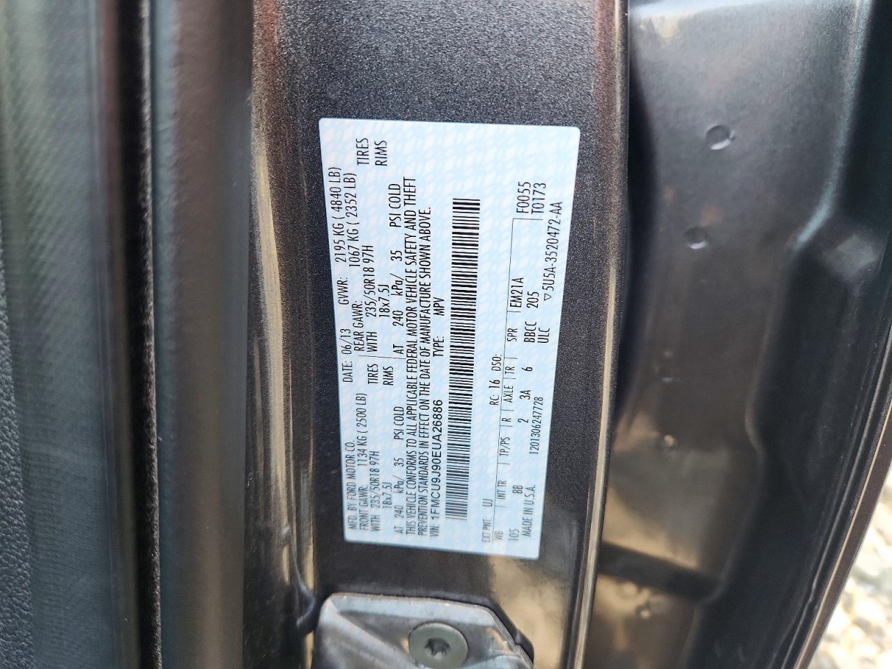 2014 FORD ESCAPE
