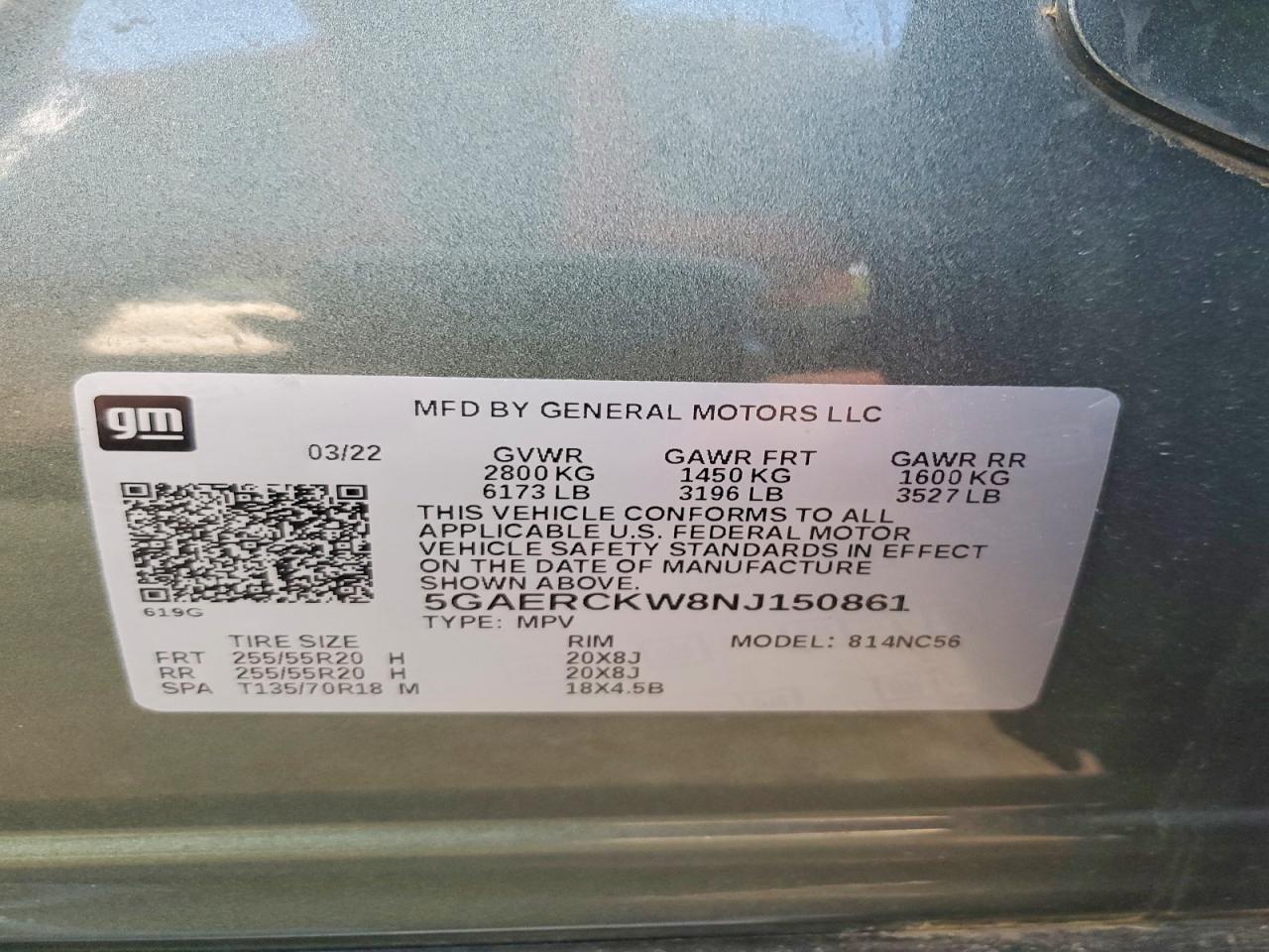 2022 BUICK ENCLAVE