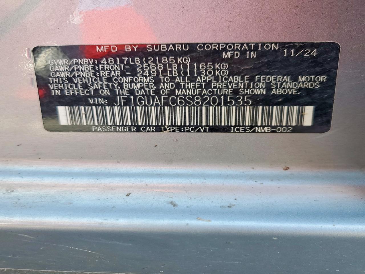 2025 SUBARU IMPREZA