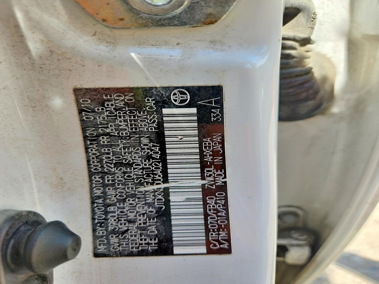 2010 TOYOTA PRIUS