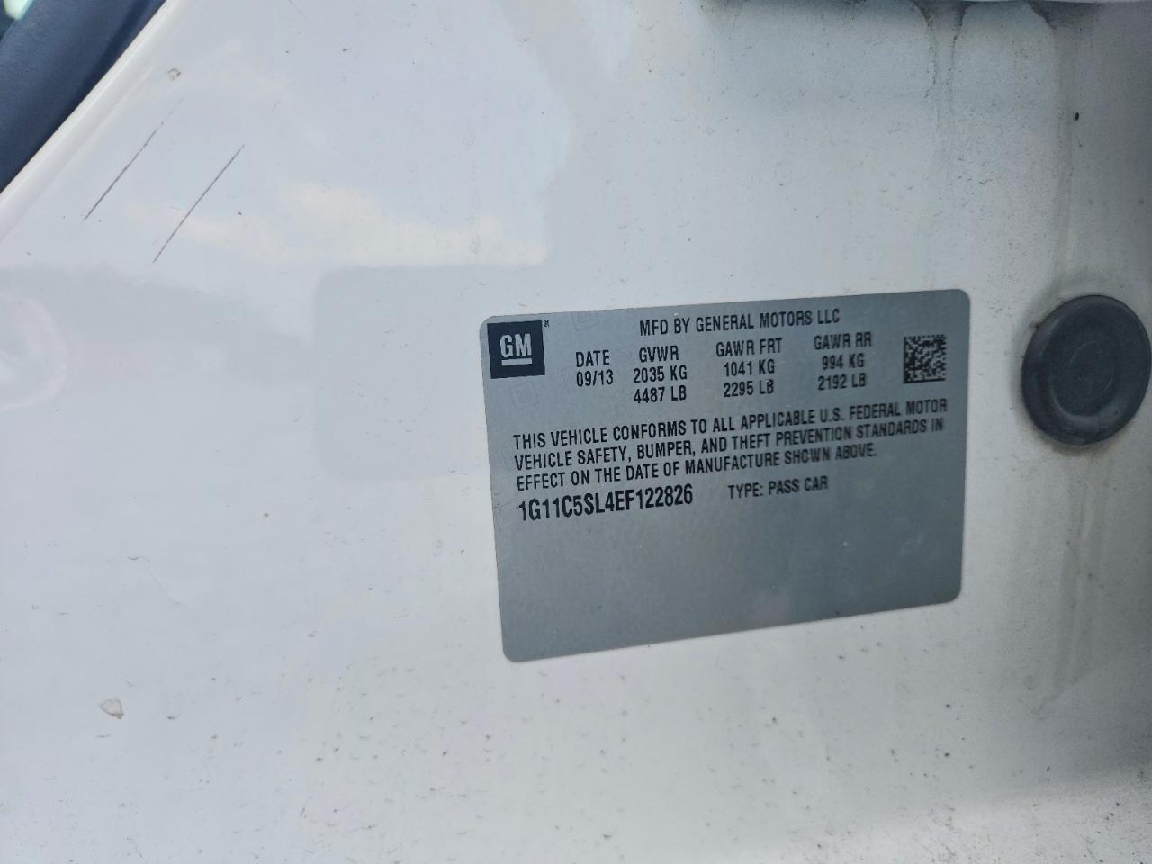2014 CHEVROLET MALIBU