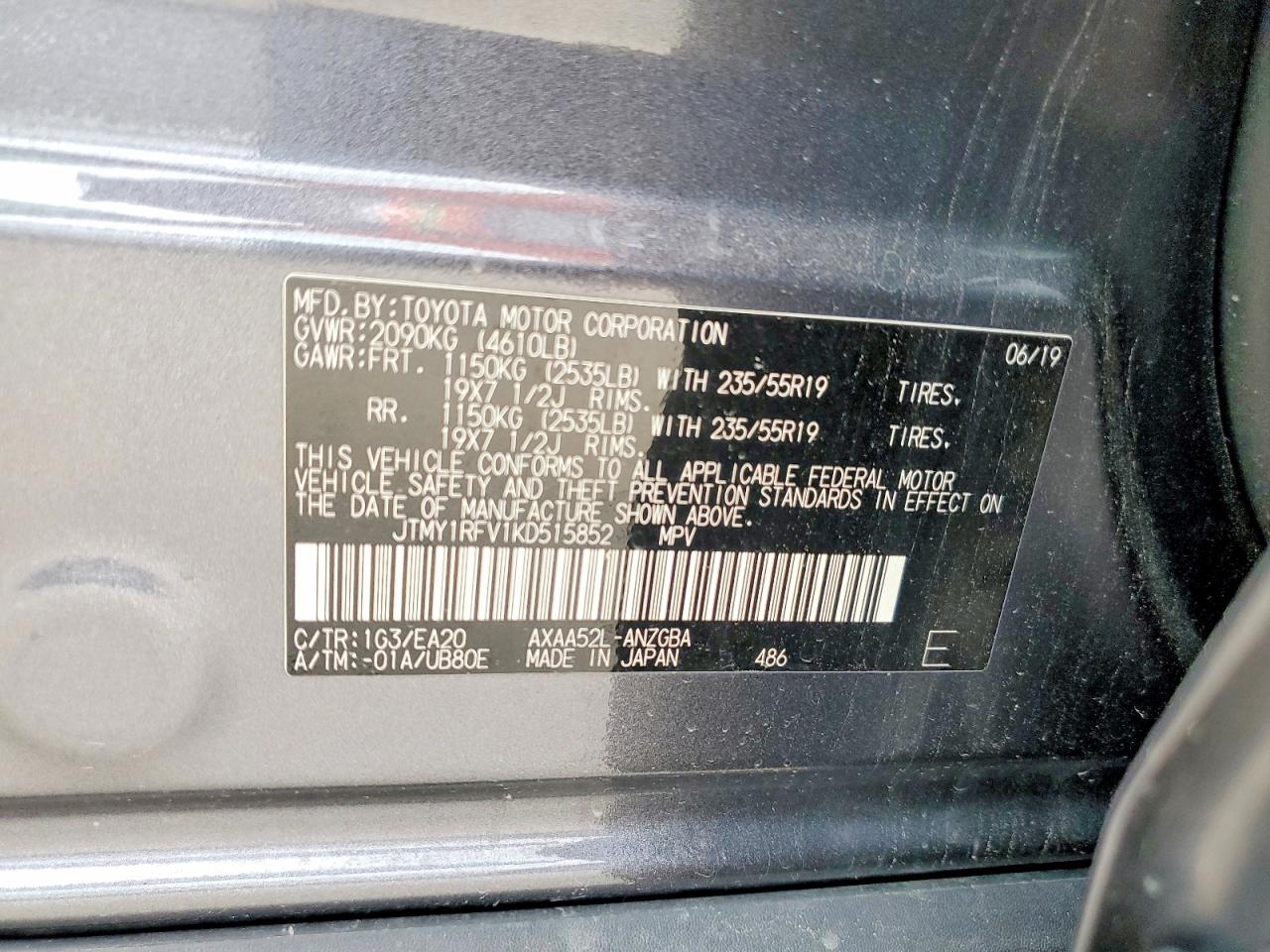 2019 TOYOTA RAV4