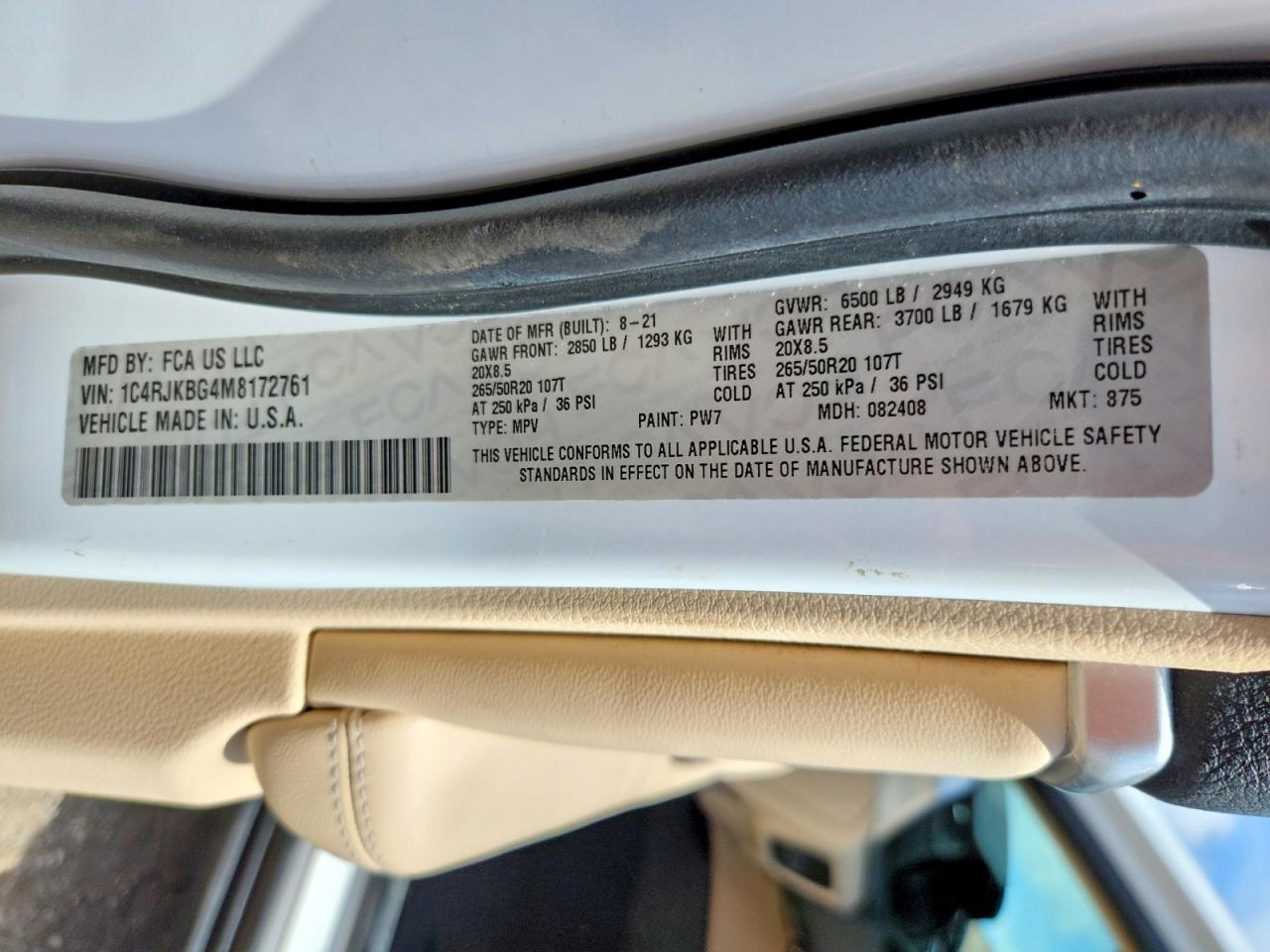 2021 JEEP CHEROKEE