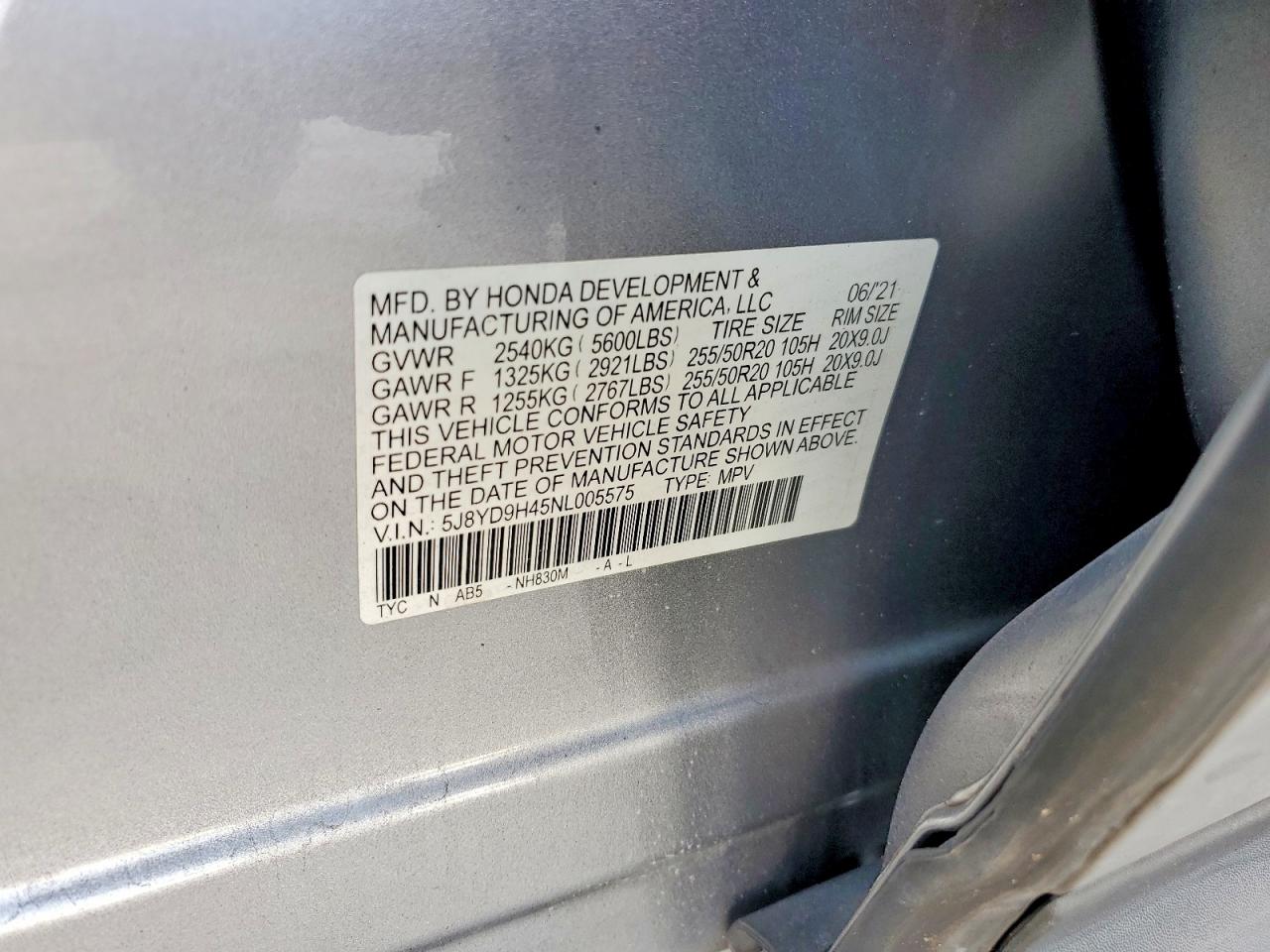 2022 ACURA MDX