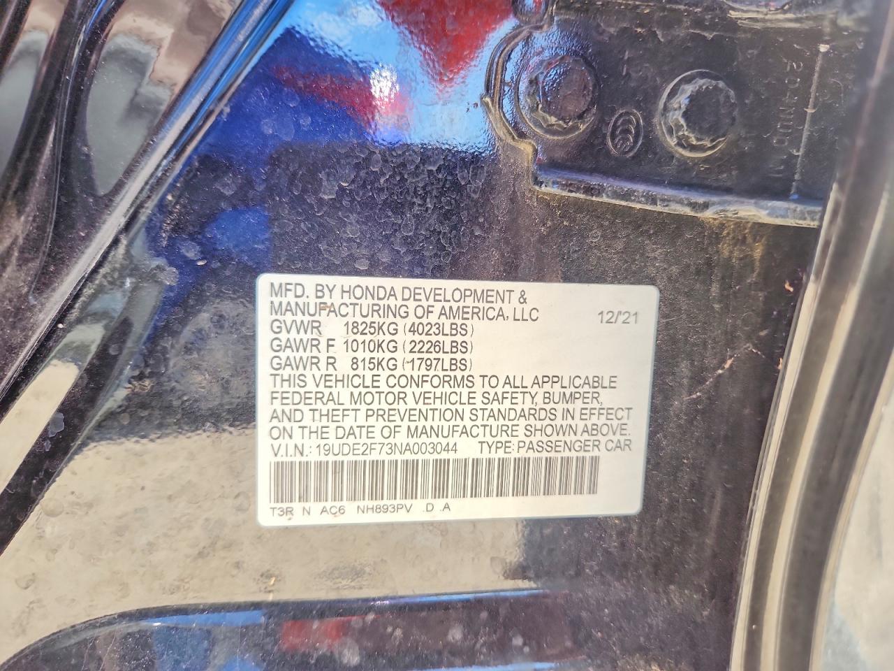 2022 ACURA ILX