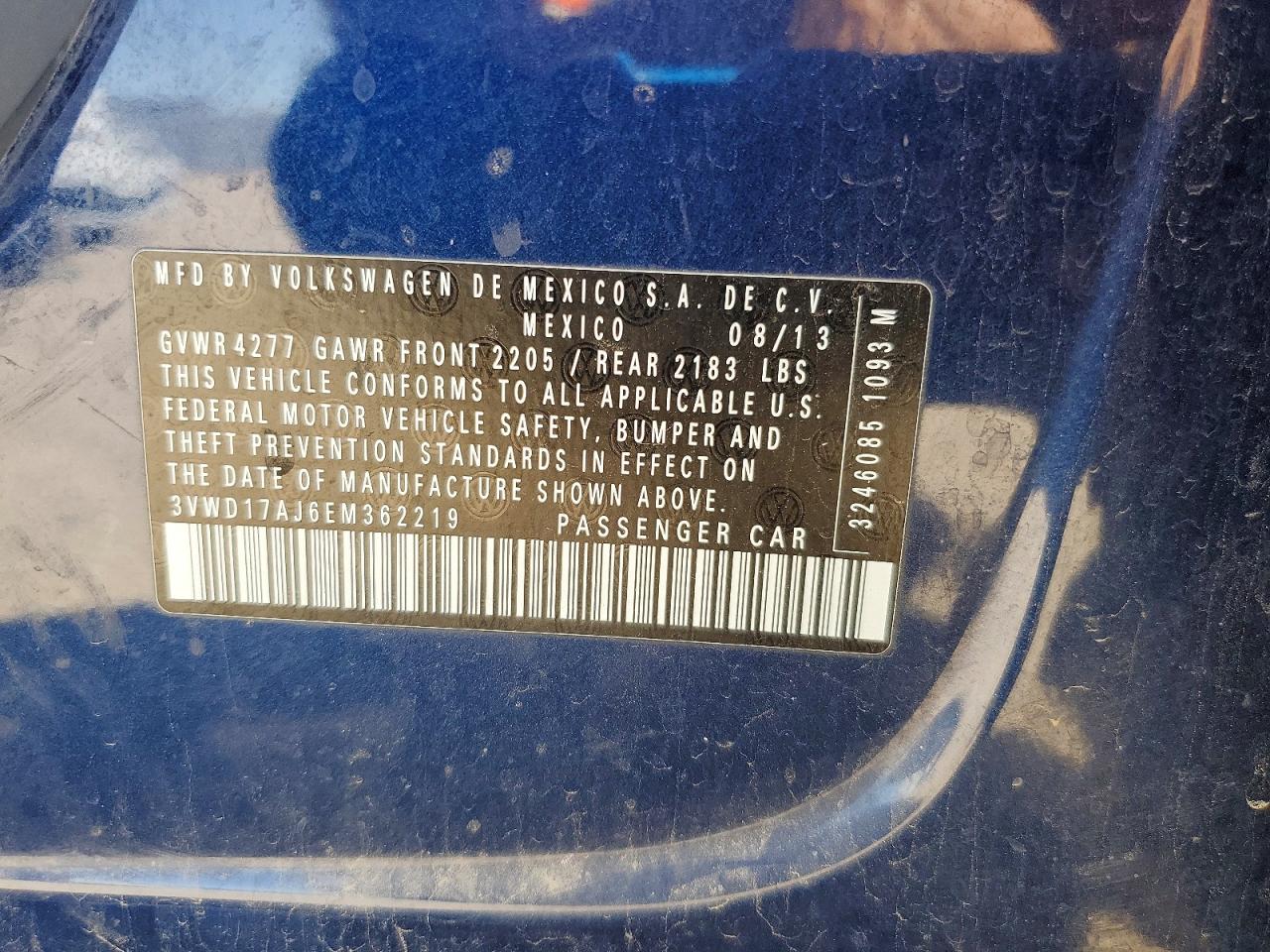 2014 VOLKSWAGEN JETTA