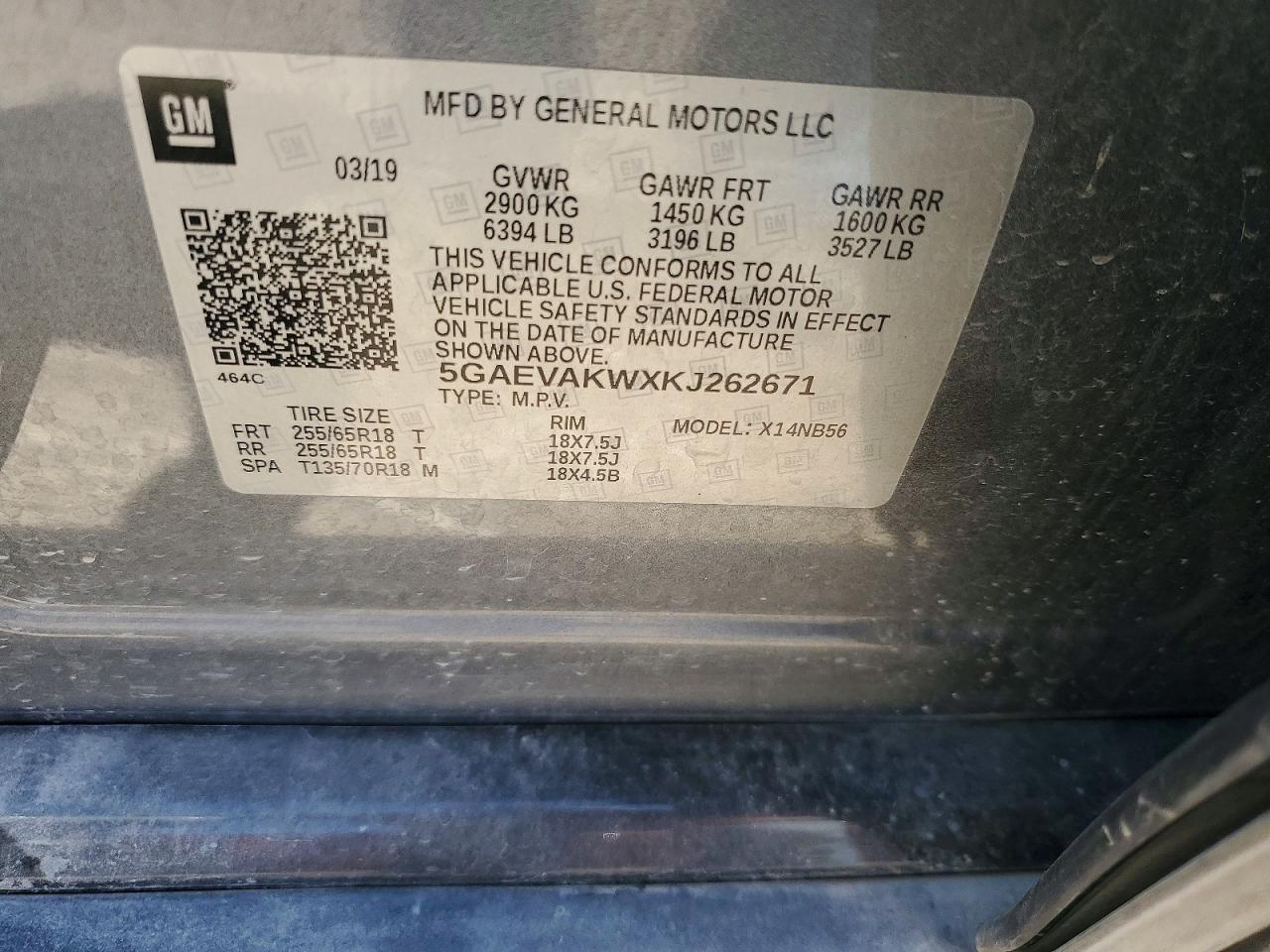 2019 BUICK ENCLAVE