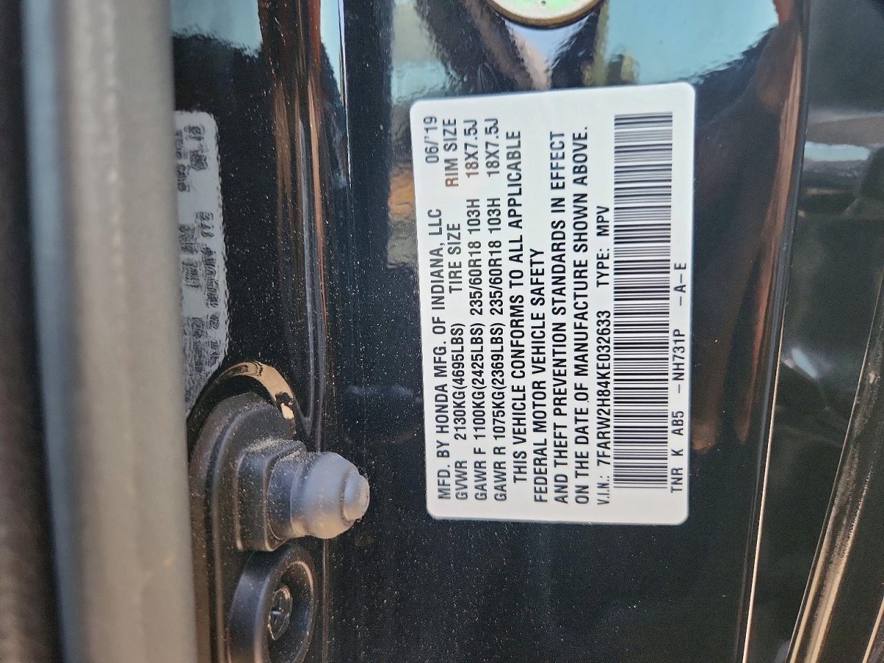 2019 HONDA CRV