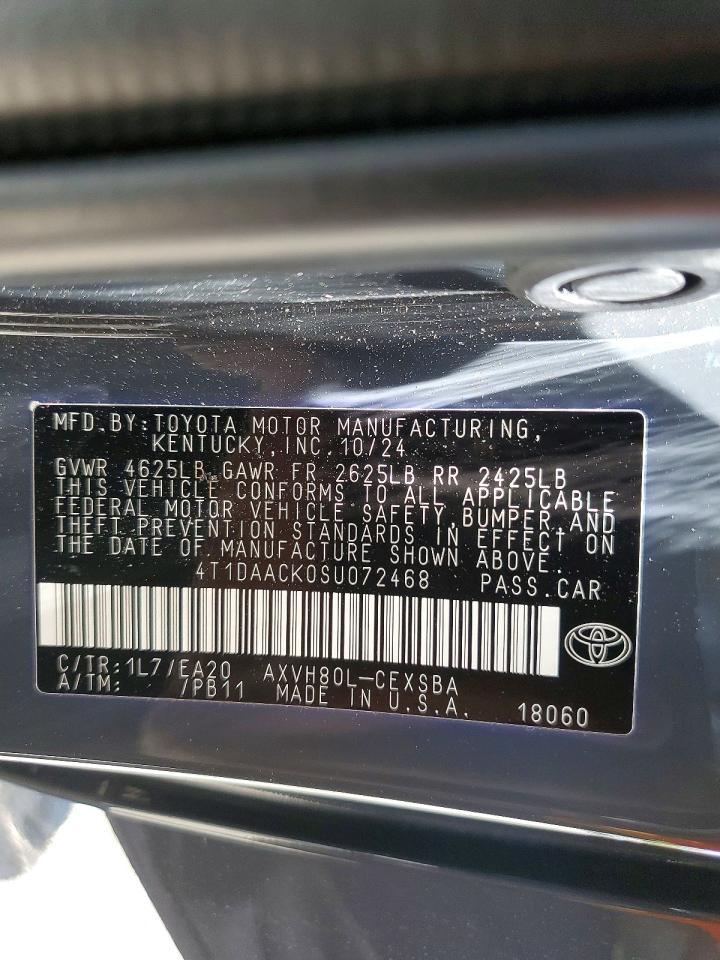 2025 TOYOTA CAMRY