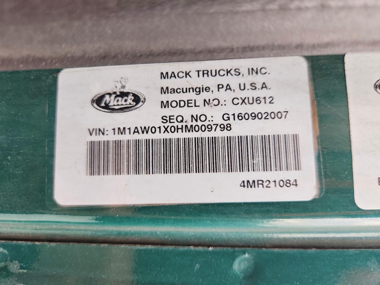 2017 MACK ALL OTHER