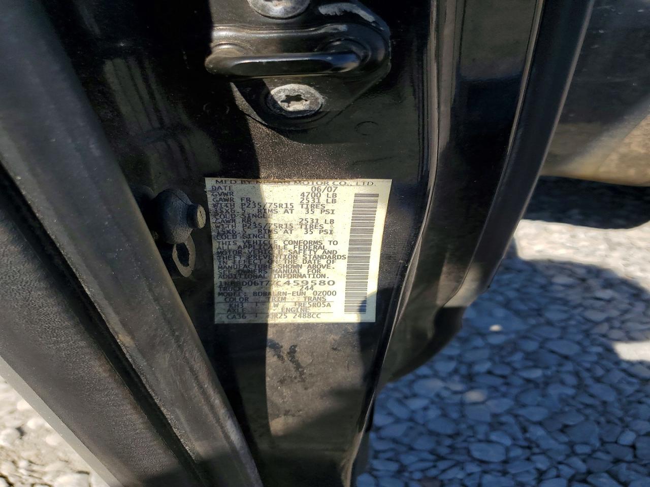 2007 NISSAN FRONTIER