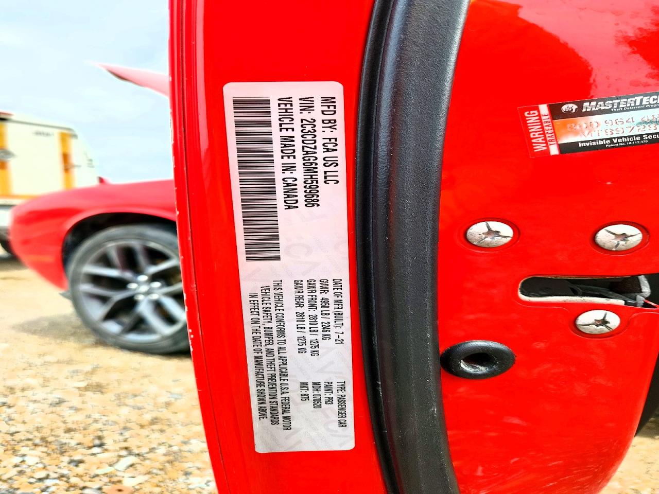 2021 DODGE CHALLENGER