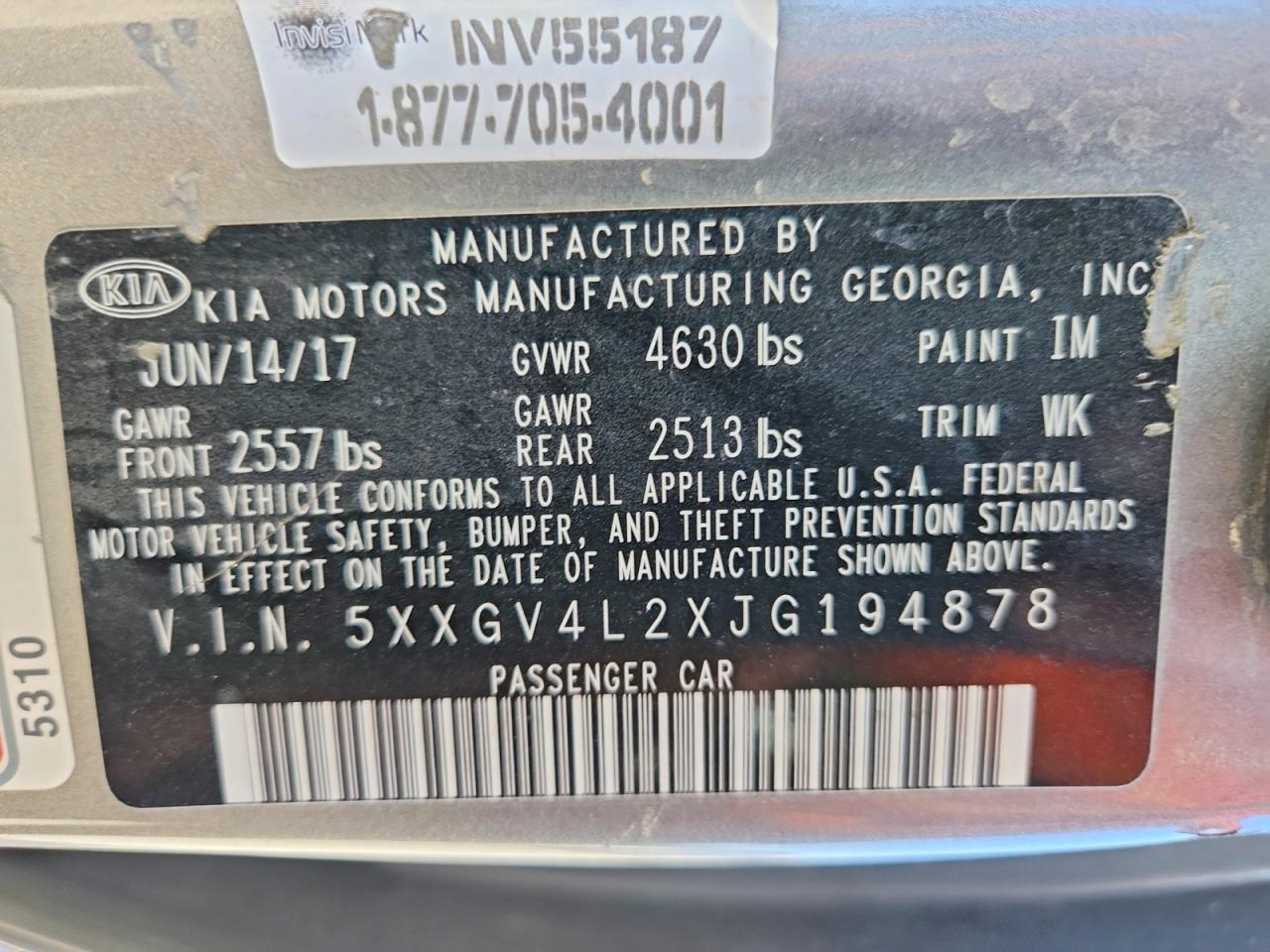 2018 KIA OPTIMA
