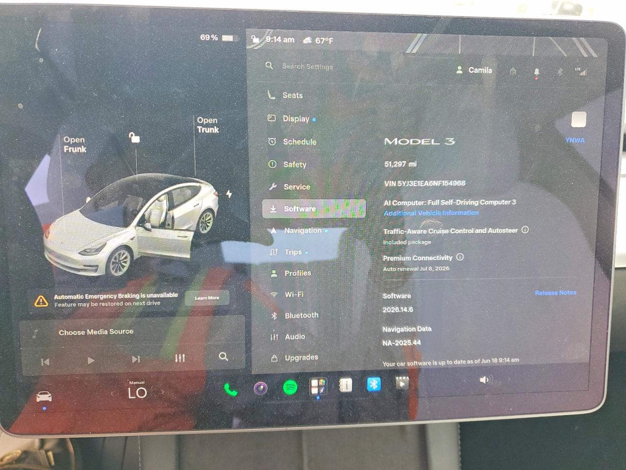 2022 TESLA MODEL 3