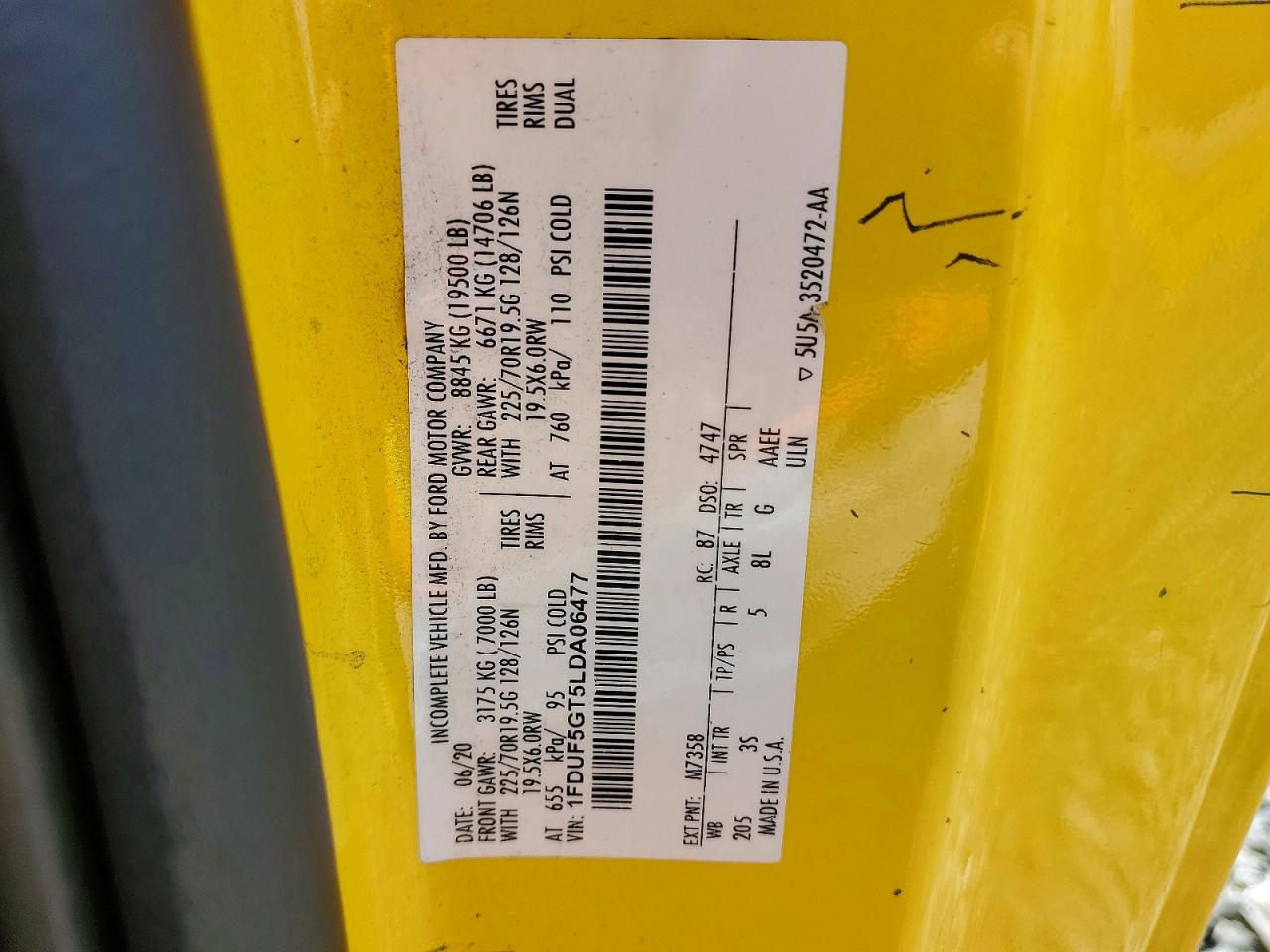 2020 FORD F550