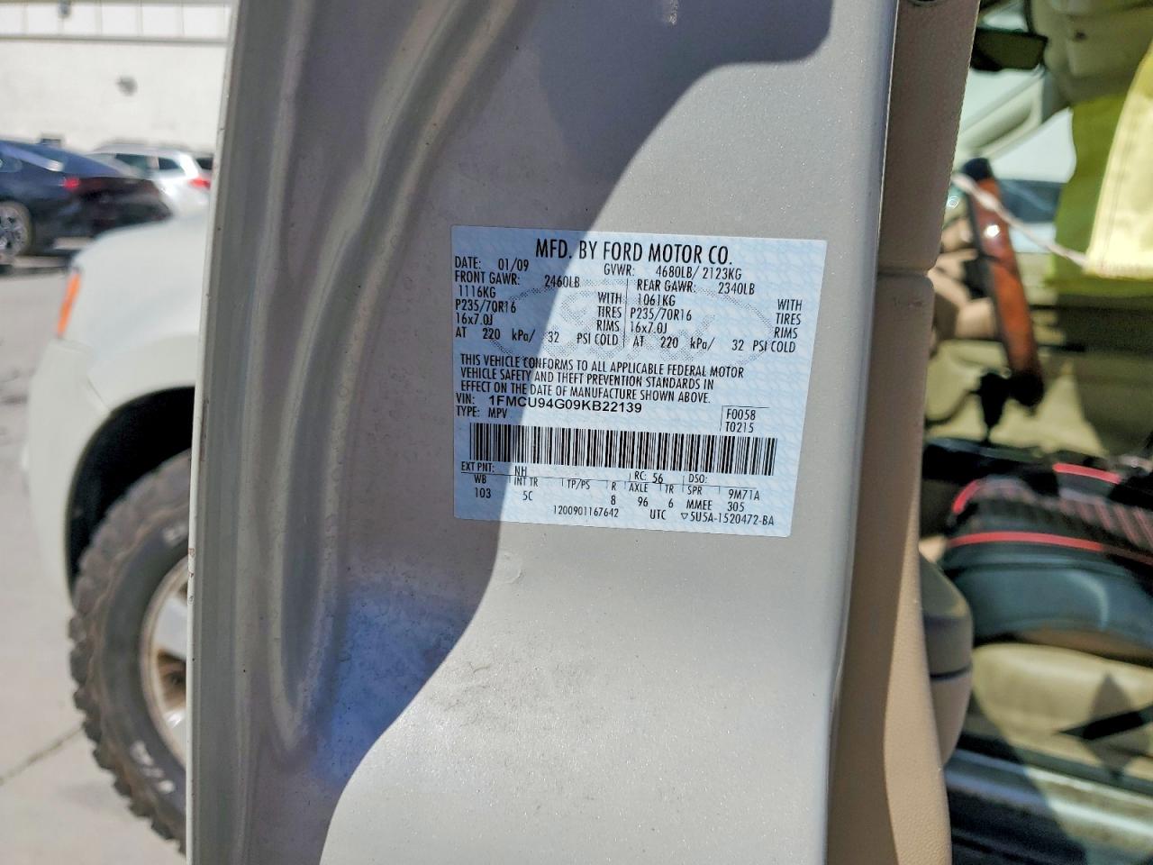 2009 FORD ESCAPE
