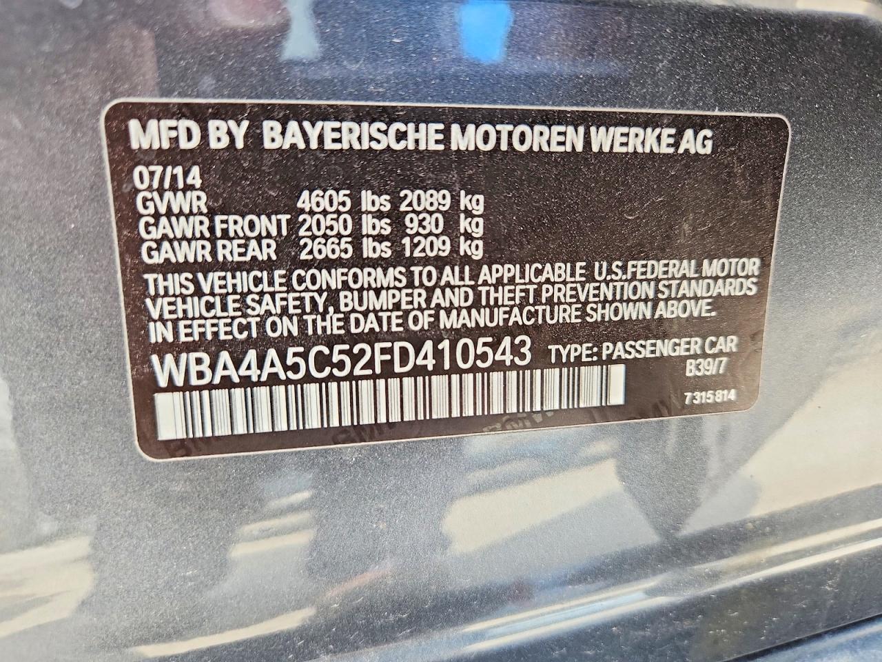 2015 BMW 4 SERIES
