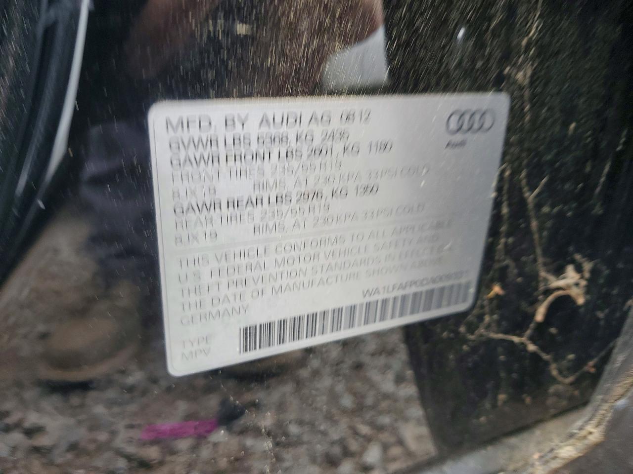 2013 AUDI Q5