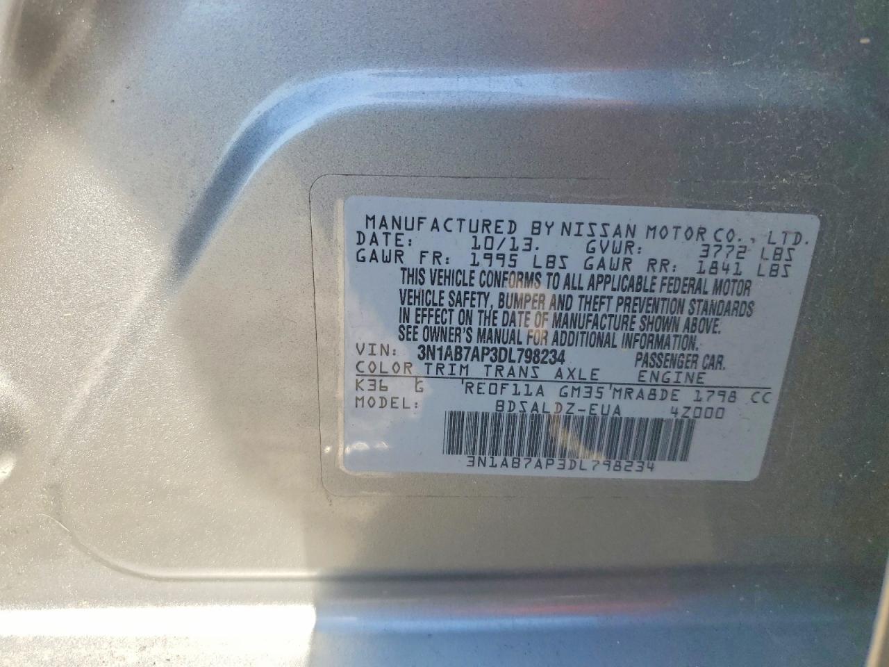 2013 NISSAN SENTRA