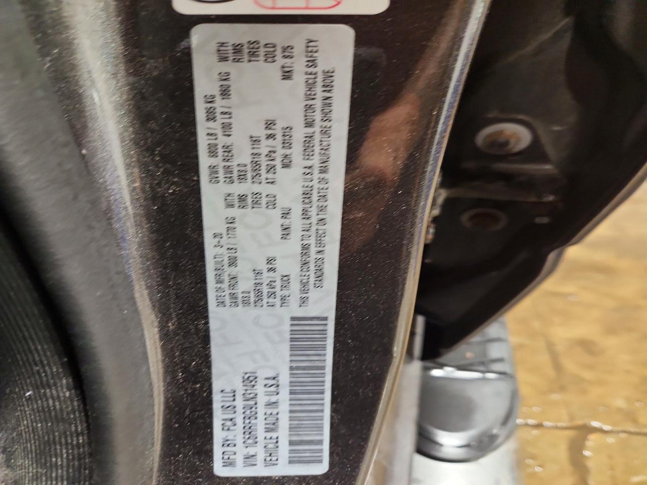 2020 RAM 1500